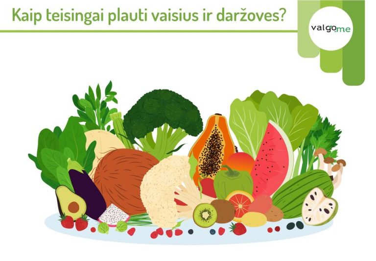 Plauti uogas ir daržoves būtina